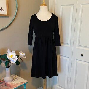 Matilda Jane Knit Dress Size Small Baby Doll Style Black